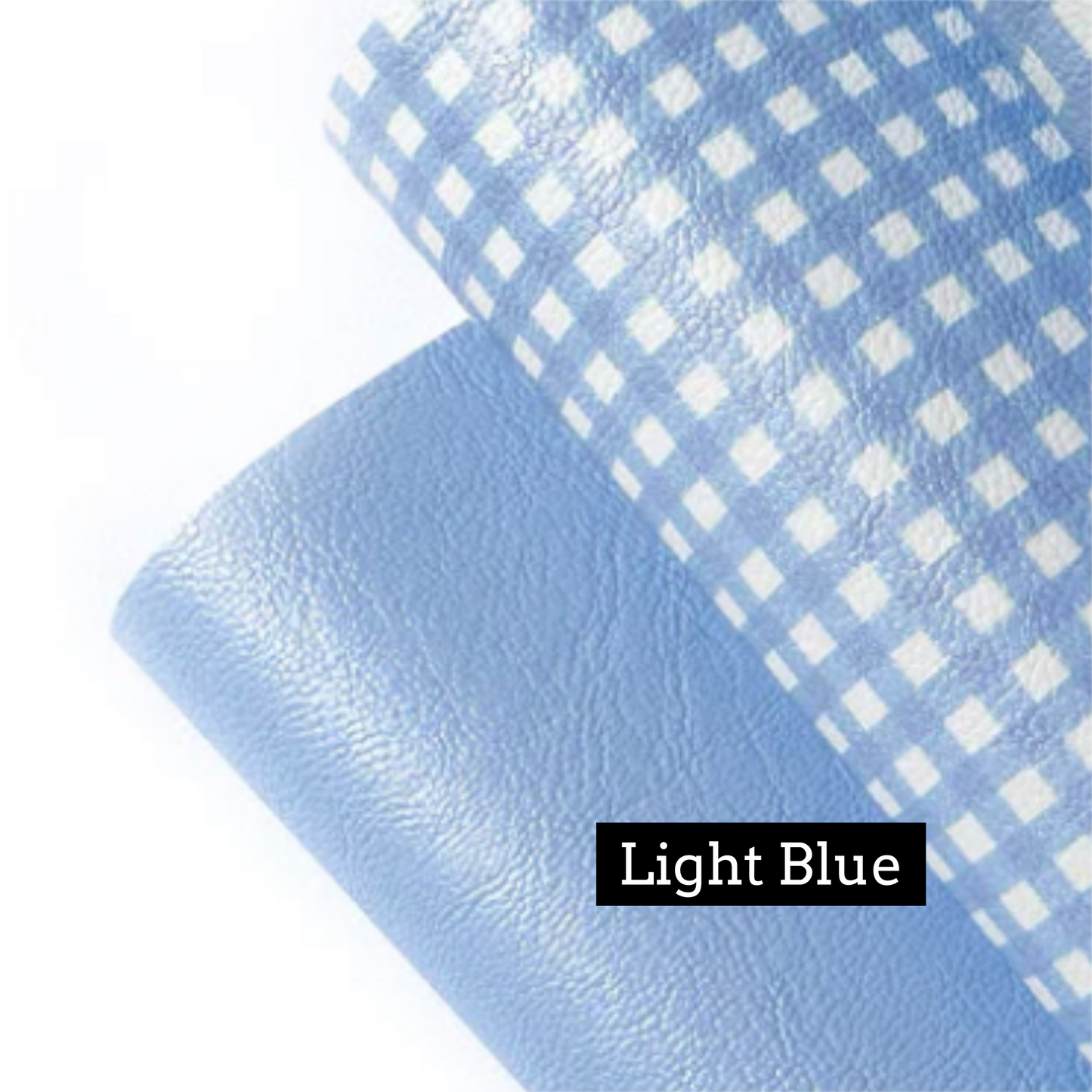 Leatherette Gingham School Bow