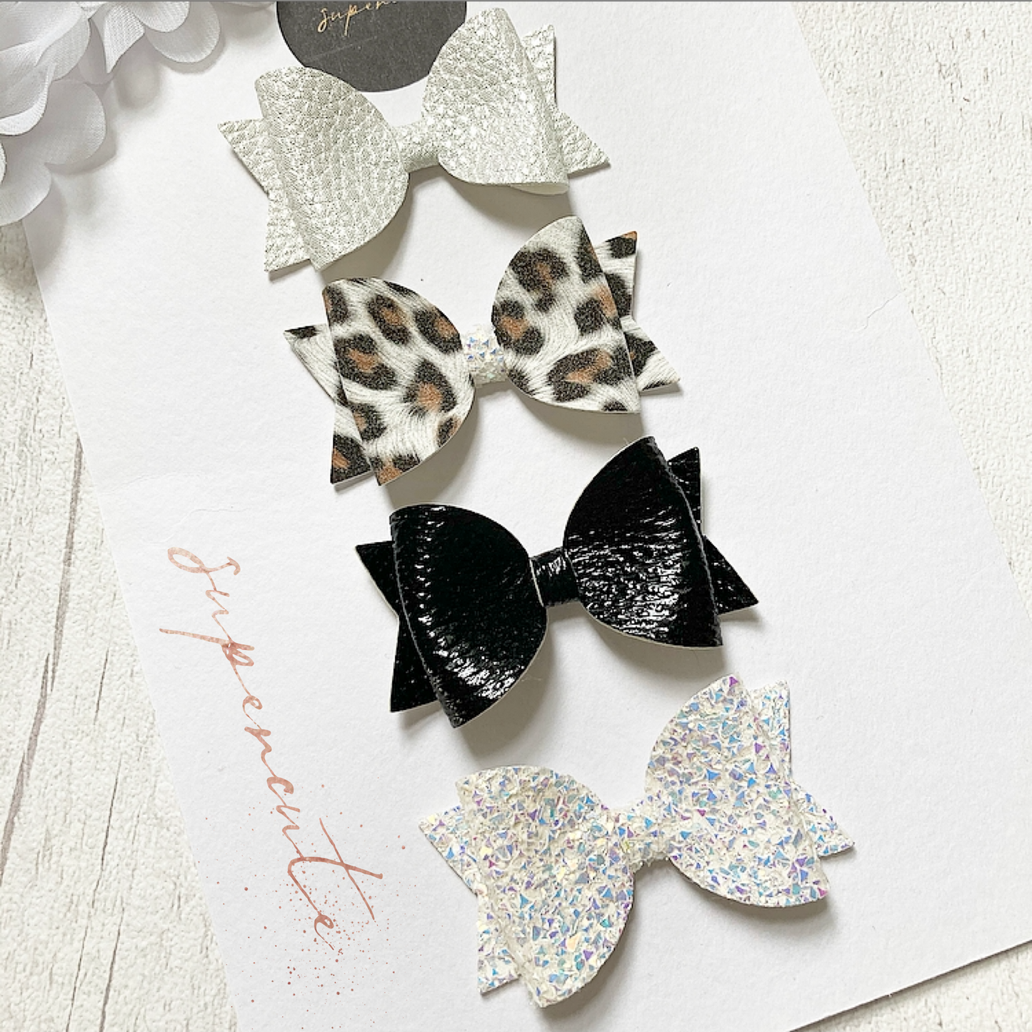 Wild Child Mini Bow Clip Set