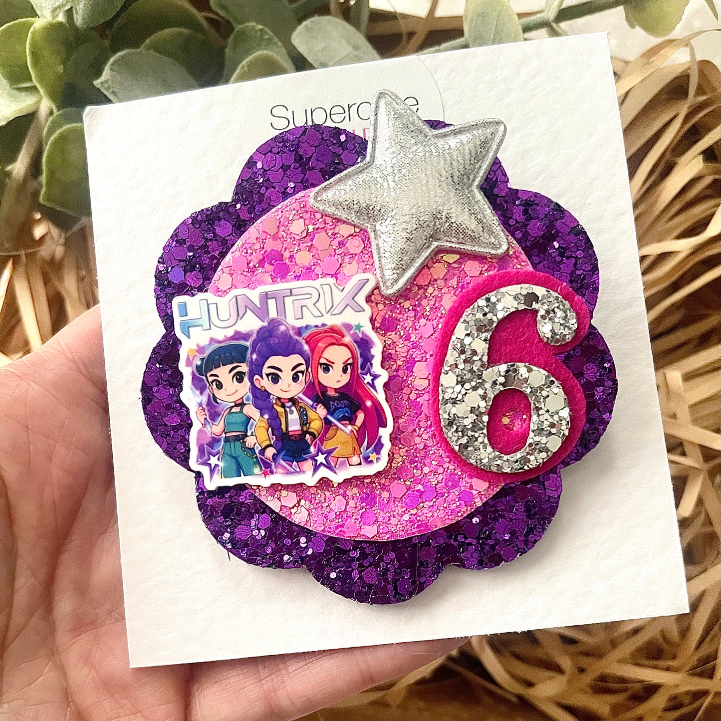 Huntrix Luxury Birthday Badge Demon Hunter