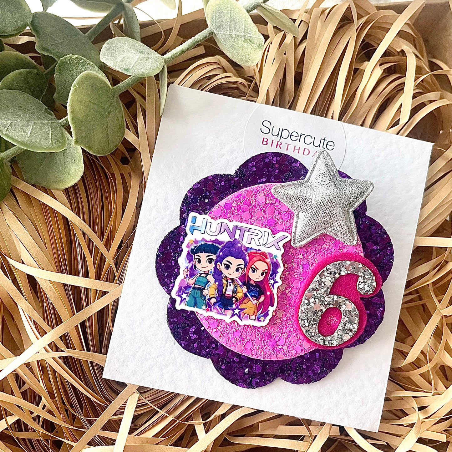 Huntrix Luxury Birthday Badge Demon Hunter