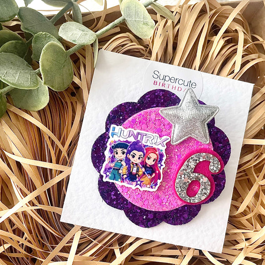 Huntrix Luxury Birthday Badge Demon Hunter