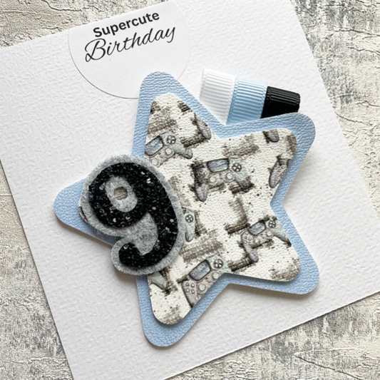 Little Gamer Luxury Birthday Badge