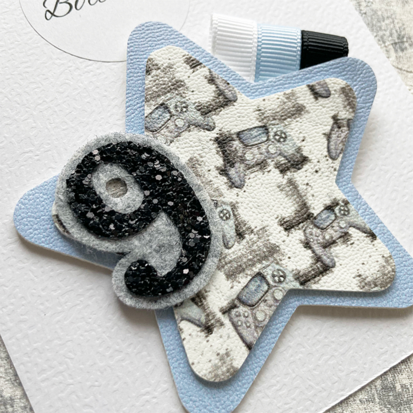 Little Gamer Luxury Birthday Badge