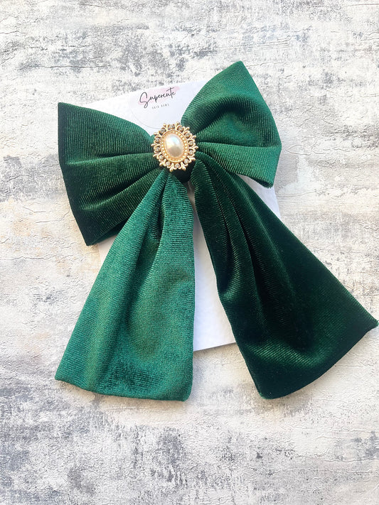 Large Luxury Velvet Hair Bow