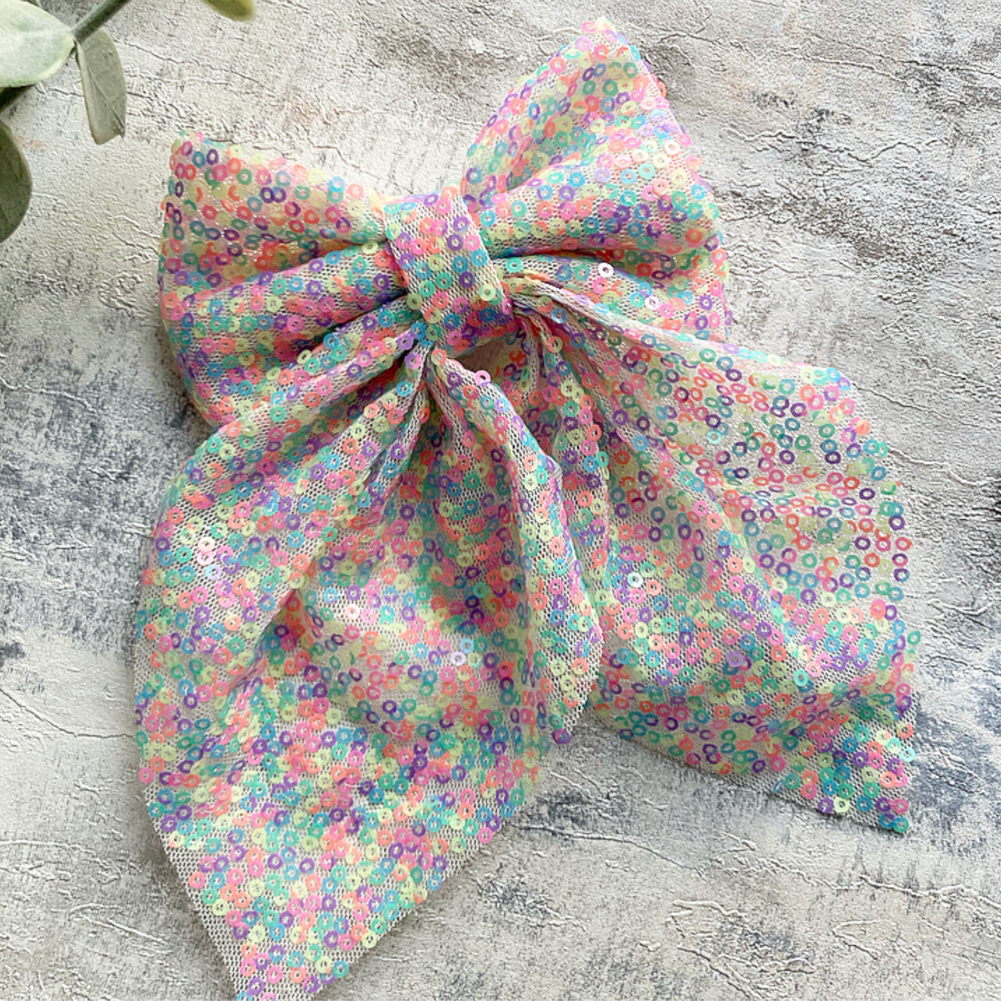 Bright Sequin Long Tailed Hair Clip